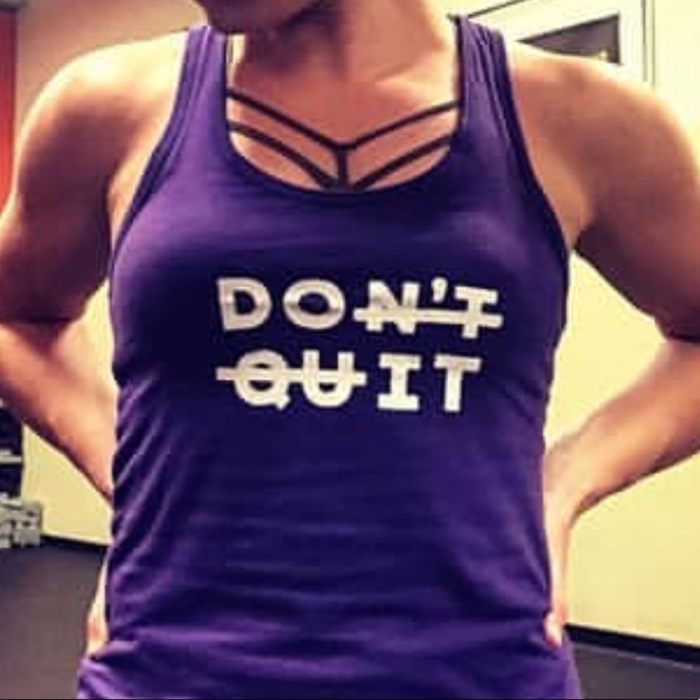 Purple don’t quit, do it tank